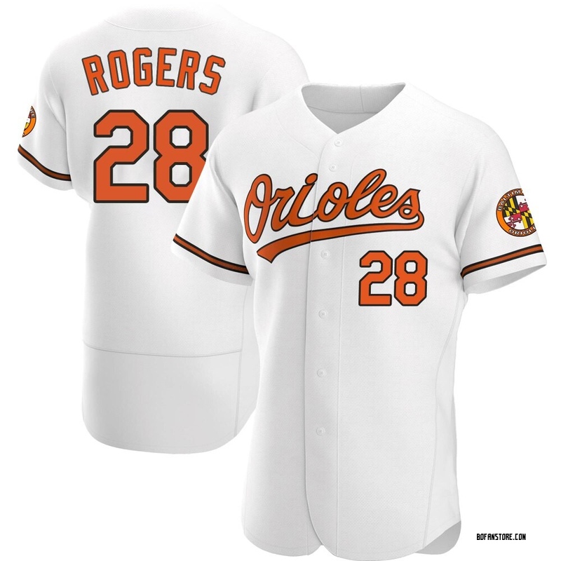 Authentic Trevor Rogers Men's Baltimore Orioles White Home Jersey