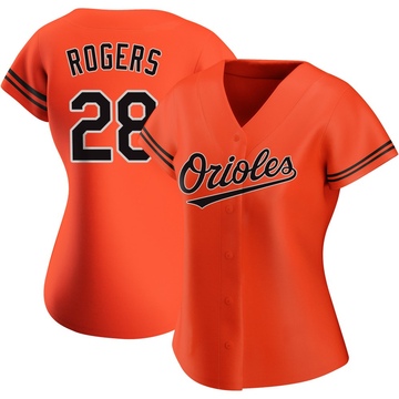 Authentic Trevor Rogers Women's Baltimore Orioles Orange Alternate Jersey