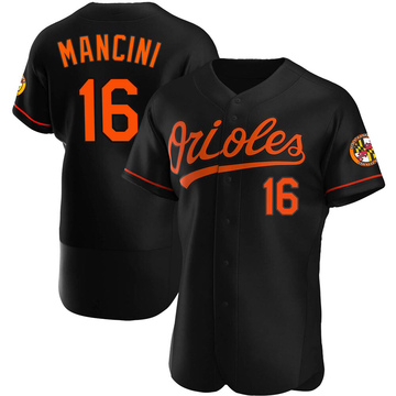 Authentic Trey Mancini Men's Baltimore Orioles Black Alternate Jersey