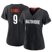 Authentic Tyler O'Neill Women's Baltimore Orioles Black 2023 City Connect Jersey