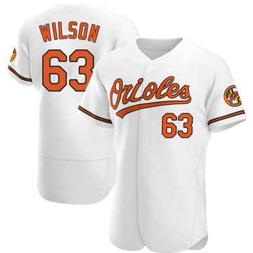 Authentic Tyler Wilson Men's Baltimore Orioles White Home Jersey