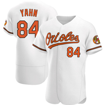 Authentic Willy Yahn Men's Baltimore Orioles White Home Jersey