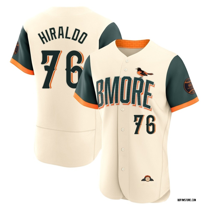 Authentic Yaramil Hiraldo Men's Baltimore Orioles Cream 2026 City Connect Stadium Jersey