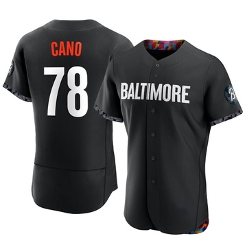 Authentic Yennier Cano Men's Baltimore Orioles Black 2023 City Connect Jersey