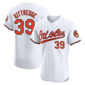 Elite Andrew Kittredge Men's Baltimore Orioles White Home Jersey