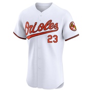 Elite Blaze Alexander Men's Baltimore Orioles White Home Jersey