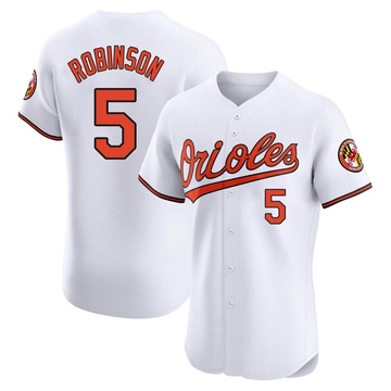 Elite Brooks Robinson Men's Baltimore Orioles White Home Jersey