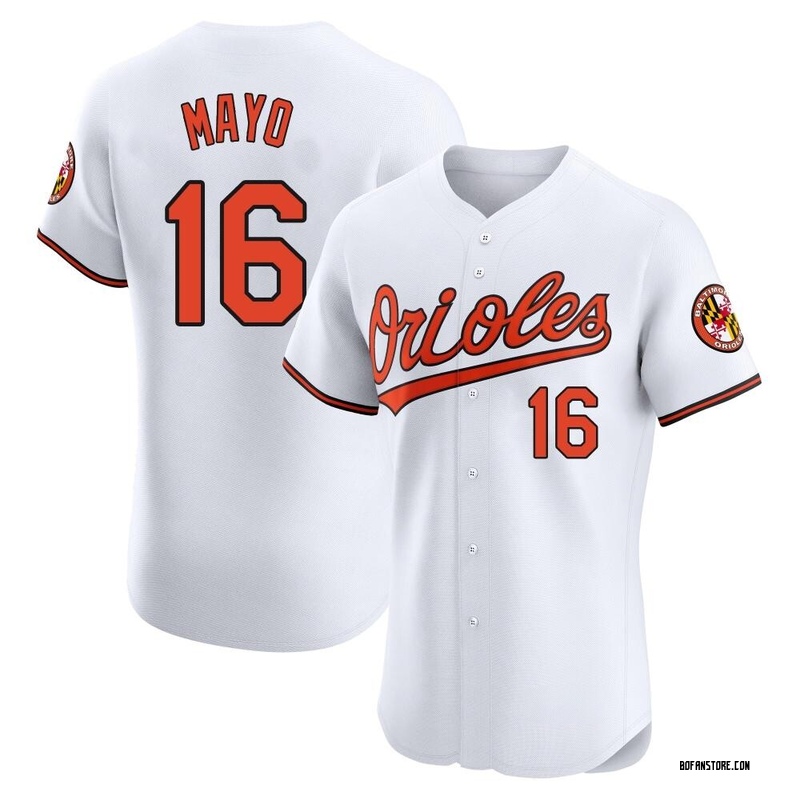 Elite Coby Mayo Men's Baltimore Orioles White Home Jersey