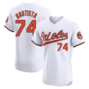Elite Felix Bautista Men's Baltimore Orioles White Home Jersey
