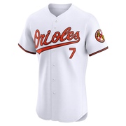 Elite Jackson Holliday Men's Baltimore Orioles White Home Jersey