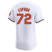 Elite Jose Espada Men's Baltimore Orioles White Home Jersey