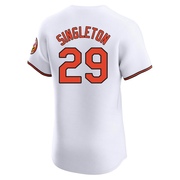 Elite Ken Singleton Men's Baltimore Orioles White Home Jersey