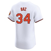 Elite Shane Baz Men's Baltimore Orioles White Home Jersey