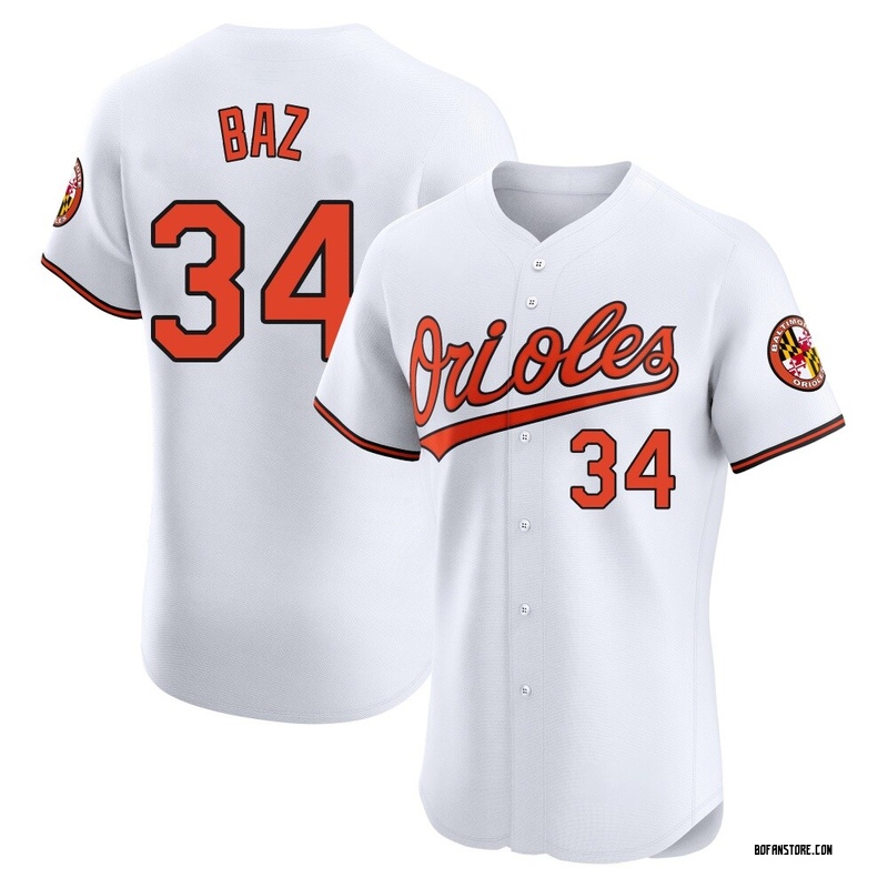 Elite Shane Baz Men's Baltimore Orioles White Home Jersey