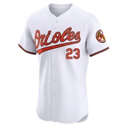 Elite Terrin Vavra Men's Baltimore Orioles White Home Jersey