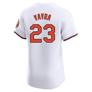 Elite Terrin Vavra Men's Baltimore Orioles White Home Jersey