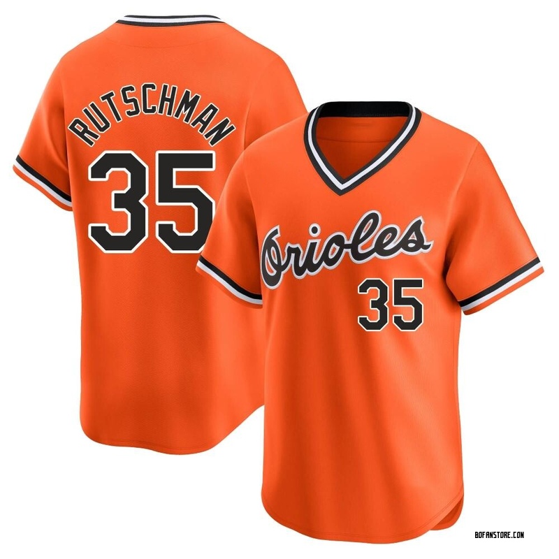 Limited Adley Rutschman Youth Baltimore Orioles Orange Cooperstown Collection Jersey