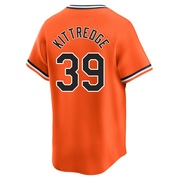 Limited Andrew Kittredge Youth Baltimore Orioles Orange Cooperstown Collection Jersey