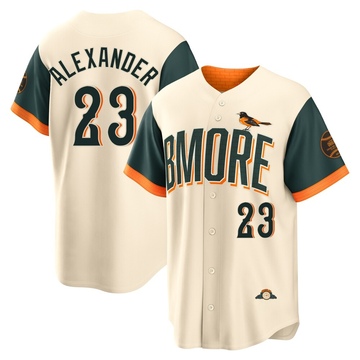 Limited Blaze Alexander Men's Baltimore Orioles Cream 2026 City Connect Stadium Jersey