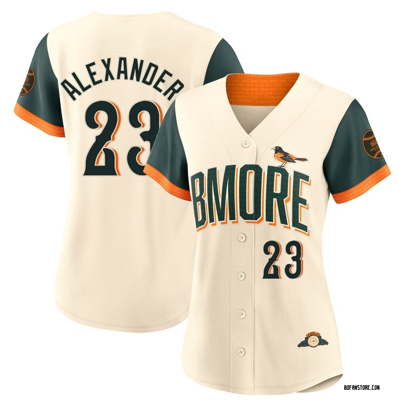 Limited Blaze Alexander Women's Baltimore Orioles Cream 2026 City Connect Stadium Jersey