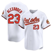 Limited Blaze Alexander Youth Baltimore Orioles White Home Jersey