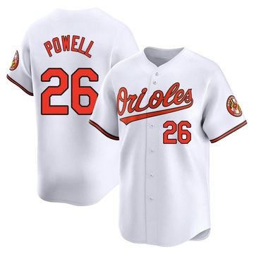 Limited Boog Powell Men's Baltimore Orioles White Home Jersey