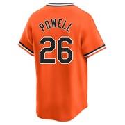 Limited Boog Powell Youth Baltimore Orioles Orange Cooperstown Collection Jersey