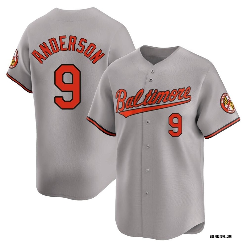 Limited Brady Anderson Youth Baltimore Orioles Gray Road Jersey
