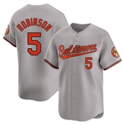 Limited Brooks Robinson Men's Baltimore Orioles Gray Road Jersey