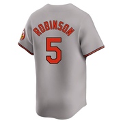 Limited Brooks Robinson Men's Baltimore Orioles Gray Road Jersey