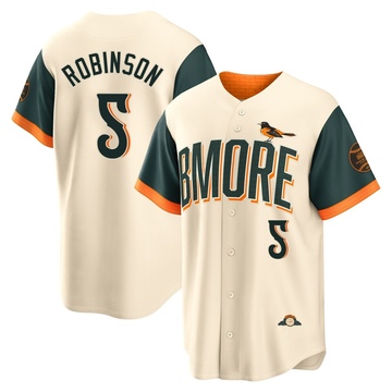 Limited Brooks Robinson Youth Baltimore Orioles Cream 2026 City Connect Stadium Jersey