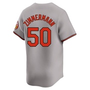 Limited Bruce Zimmermann Youth Baltimore Orioles Gray Road Jersey