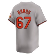 Limited Bryan Ramos Men's Baltimore Orioles Gray Road Jersey