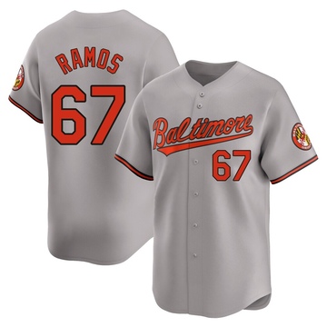 Limited Bryan Ramos Men's Baltimore Orioles Gray Road Jersey