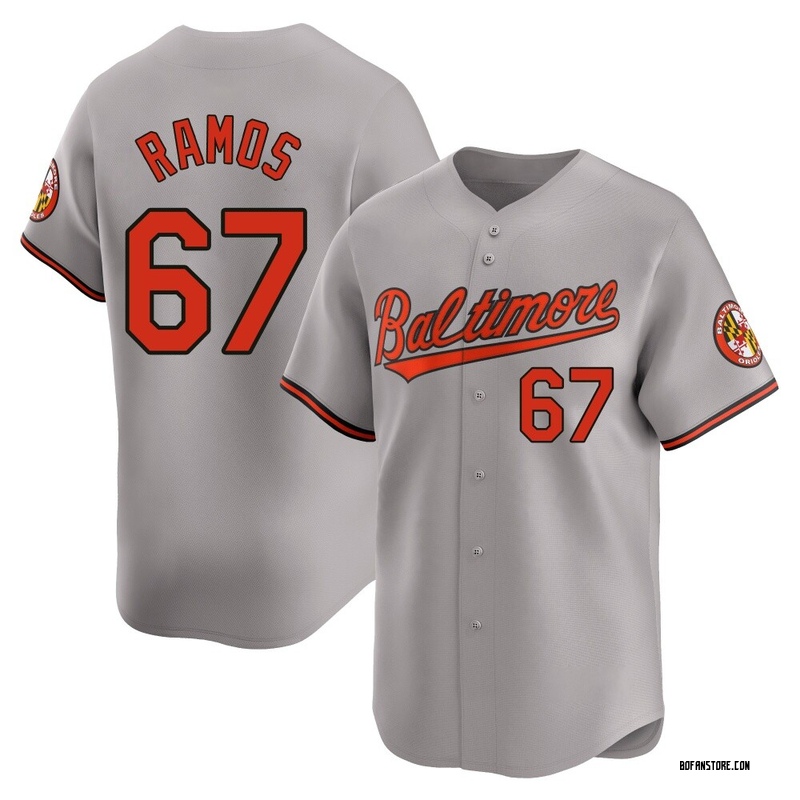 Limited Bryan Ramos Men's Baltimore Orioles Gray Road Jersey