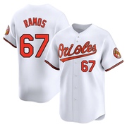 Limited Bryan Ramos Men's Baltimore Orioles White Home Jersey
