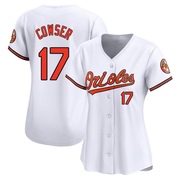 Limited Colton Cowser Women's Baltimore Orioles White Home Jersey