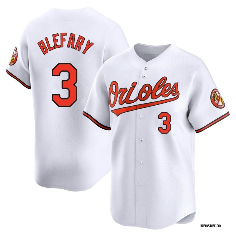 Limited Curt Blefary Men's Baltimore Orioles White Home Jersey