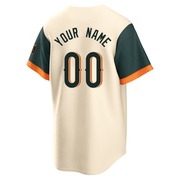 Limited Custom Men's Baltimore Orioles Cream 2026 City Connect Stadium Jersey
