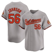 Limited Daniel Johnson Men's Baltimore Orioles Gray Road Jersey