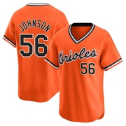 Limited Daniel Johnson Youth Baltimore Orioles Orange Cooperstown Collection Jersey
