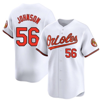 Limited Daniel Johnson Youth Baltimore Orioles White Home Jersey
