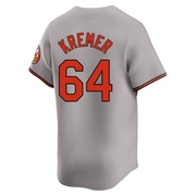 Limited Dean Kremer Youth Baltimore Orioles Gray Road Jersey
