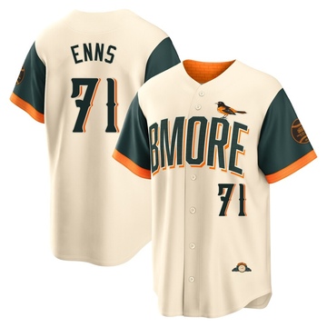 Limited Dietrich Enns Men's Baltimore Orioles Cream 2026 City Connect Stadium Jersey