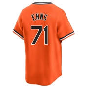 Limited Dietrich Enns Men's Baltimore Orioles Orange Cooperstown Collection Jersey