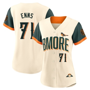 Limited Dietrich Enns Women's Baltimore Orioles Cream 2026 City Connect Stadium Jersey