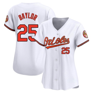 Limited Don Baylor Women's Baltimore Orioles White Home Jersey