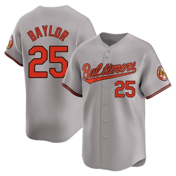 Limited Don Baylor Youth Baltimore Orioles Gray Road Jersey