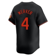 Limited Earl Weaver Youth Baltimore Orioles Black Alternate Jersey