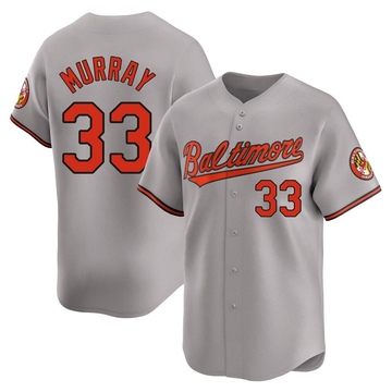 Limited Eddie Murray Men's Baltimore Orioles Gray Road Jersey